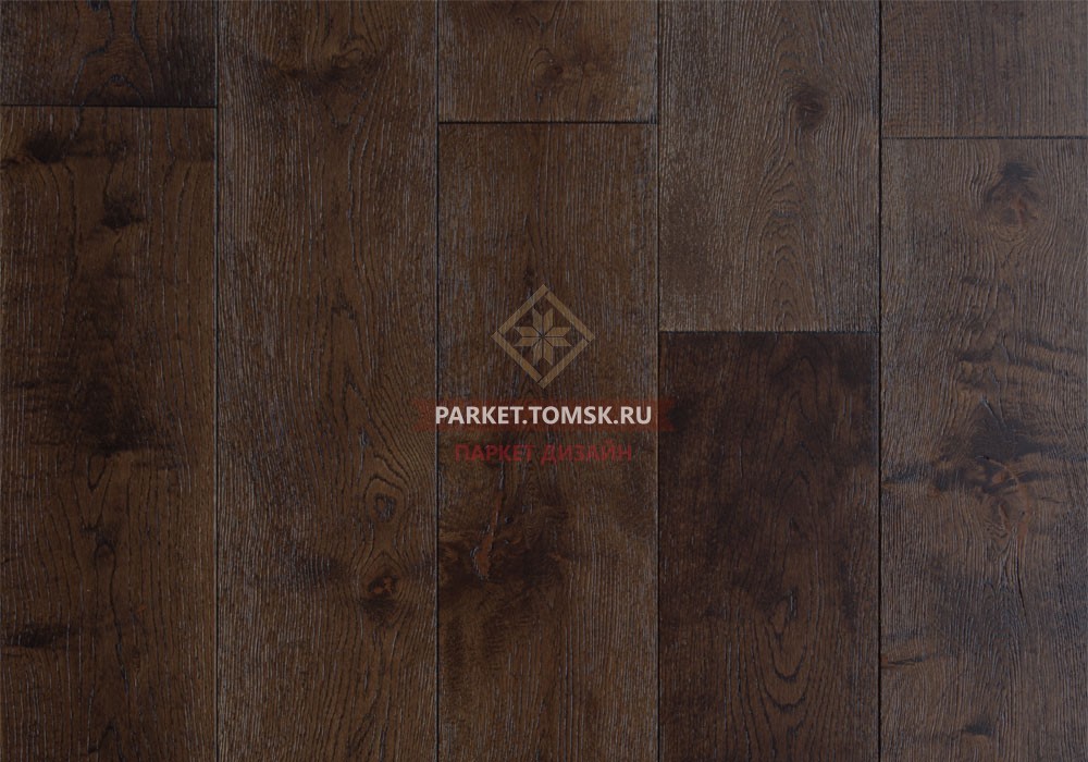 Массивная доска Magestik Floor Дуб Кофе (Браш)